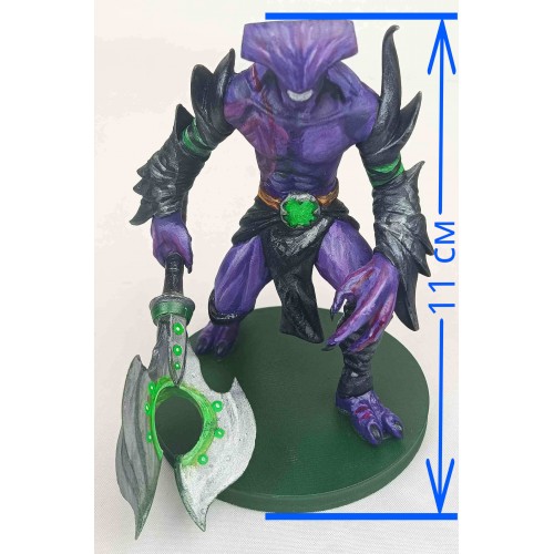 Фигурка Faceless Void из Dota 2 высотой 11 см в ручной росписи