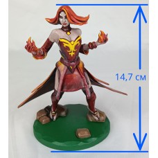 Фигурка Lina из Dota 2 высотой 14,7 см в ручной росписи